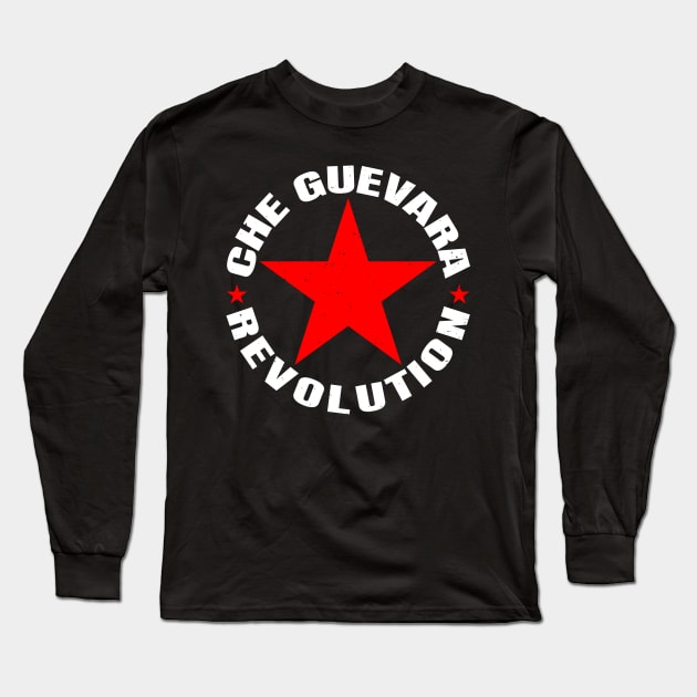 Che Guevara Rebel Cuban Guerrilla Revolution T-Shirt Long Sleeve T-Shirt by HiDearPrint